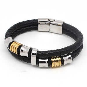Men's Rope Leather Bracelet